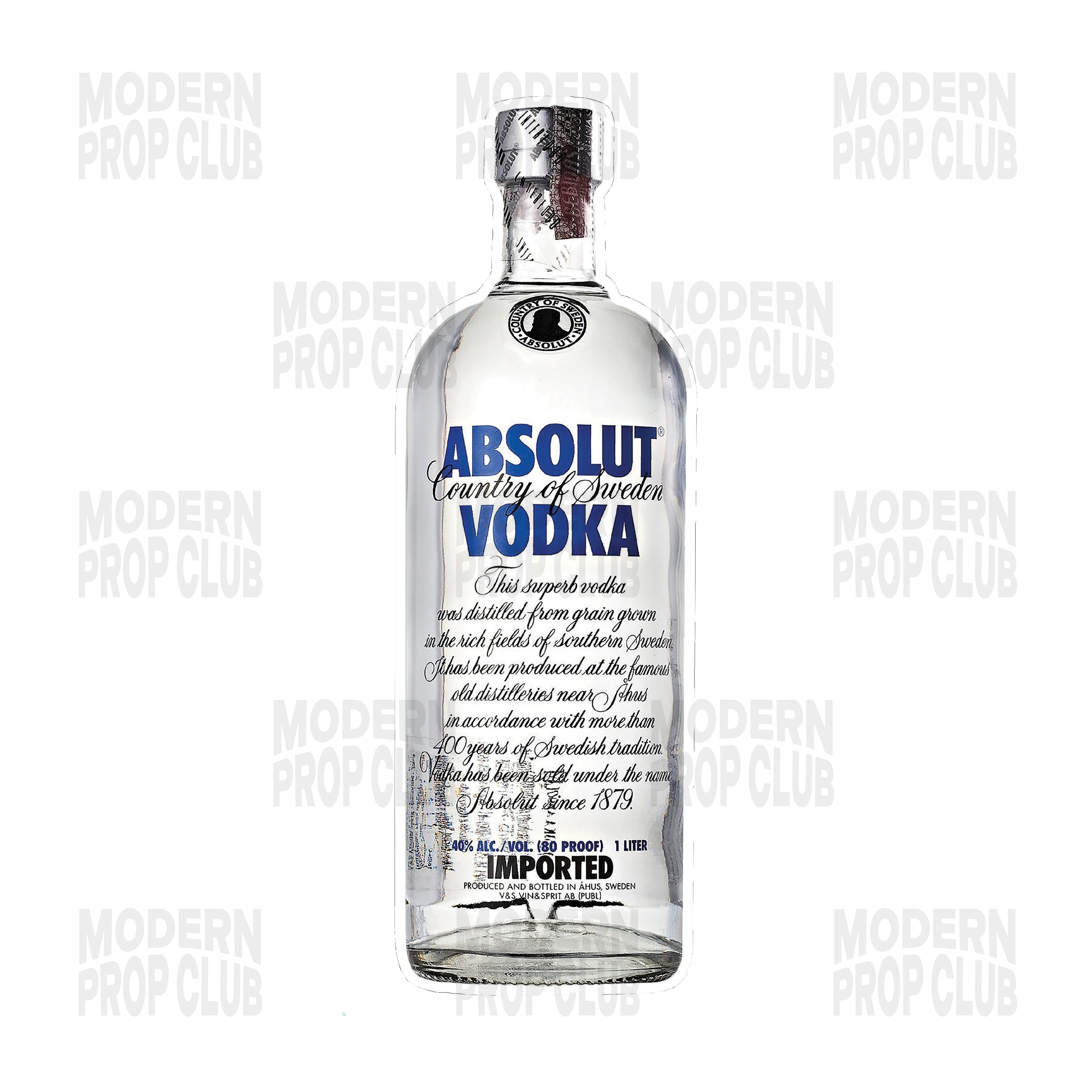 Absolute Vodka Bottle Prop