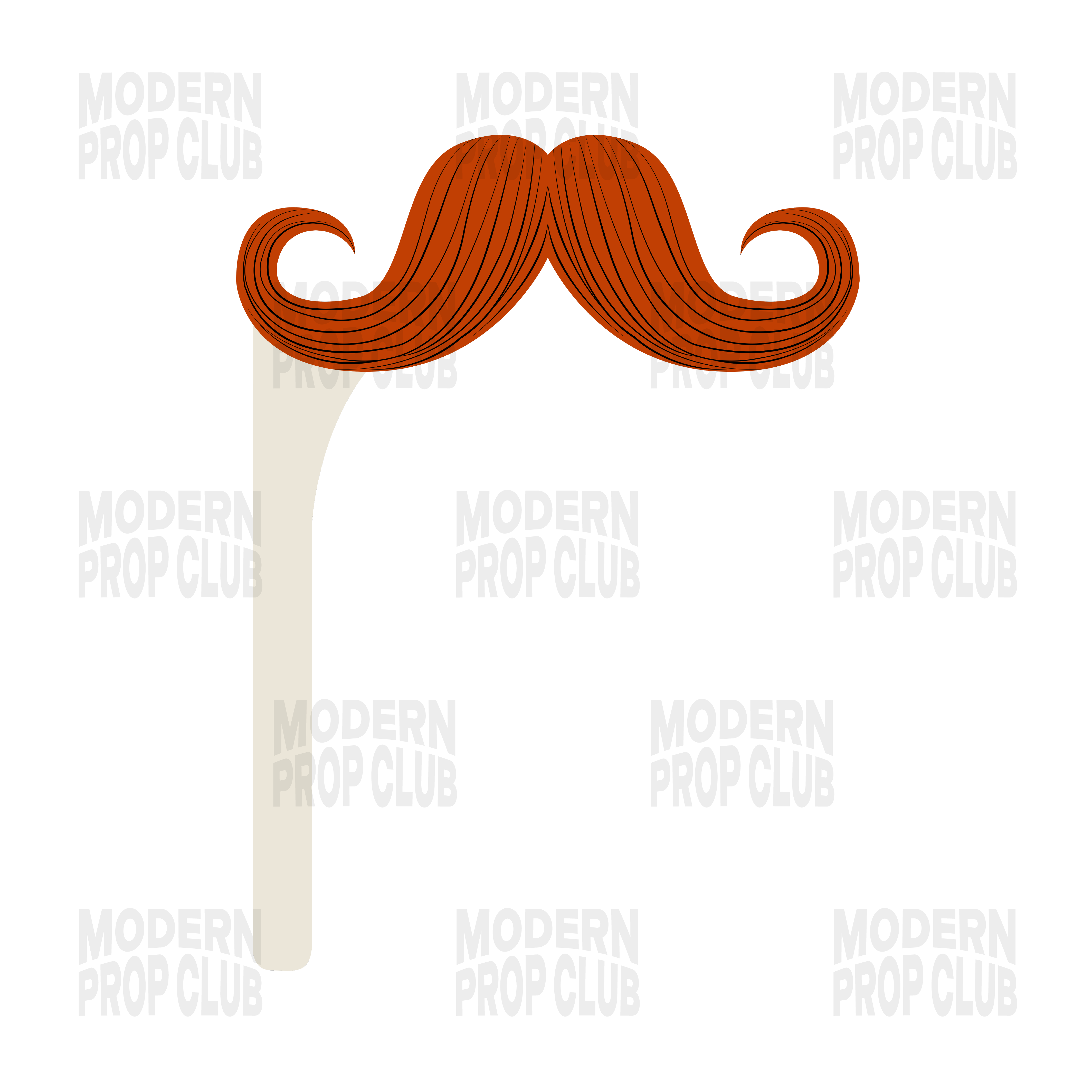 Double Sided Mustache Prop