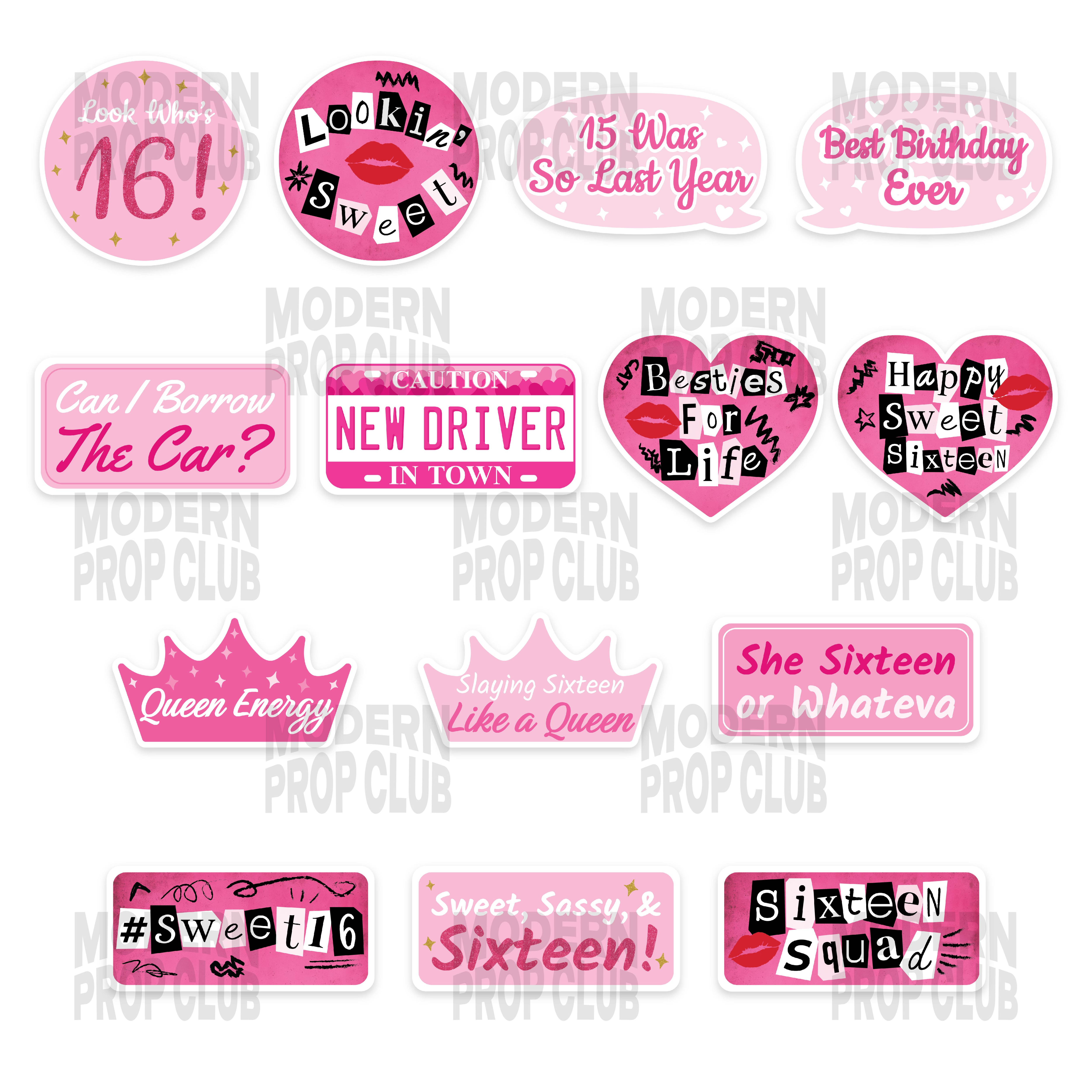 Sweet 16 Birthday Set