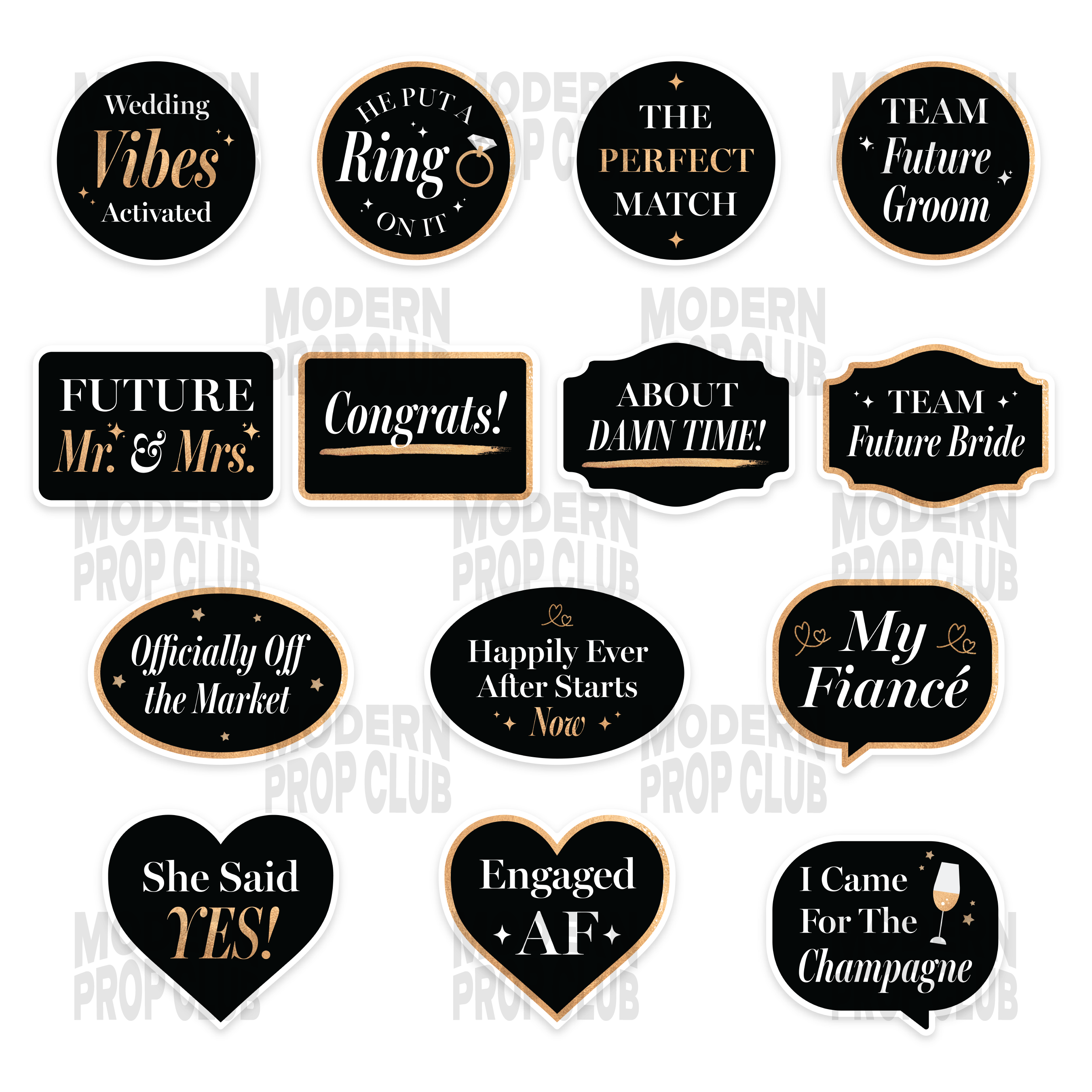 Classy Engagement Set